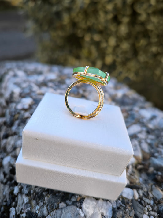 Anello in giadeite