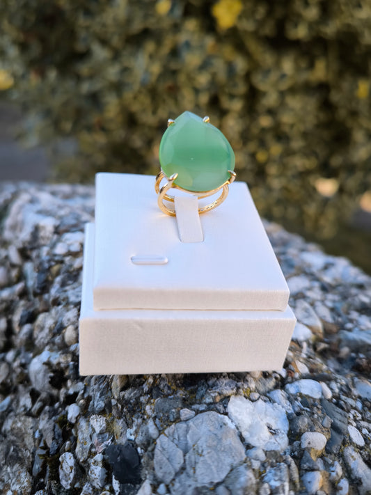 Anello in giadeite