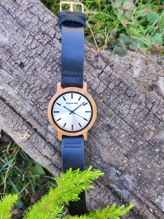 Wooden clock