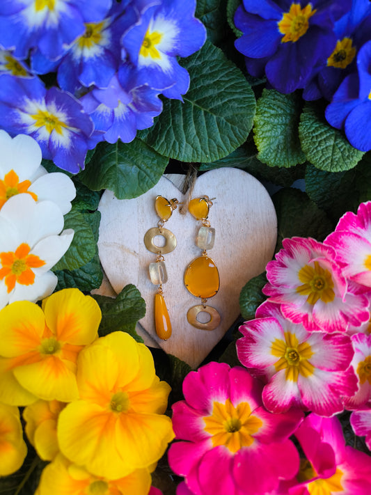 Orecchino Pendente in Pietra