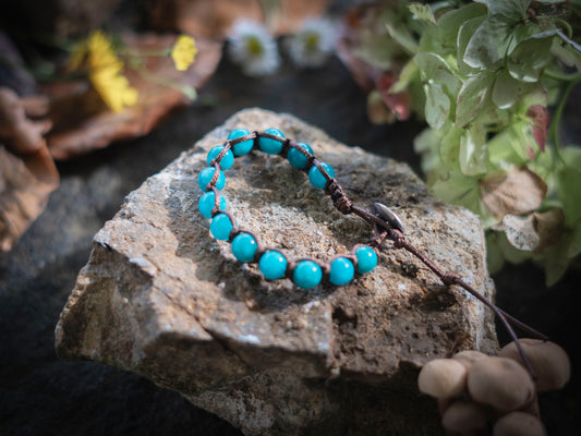 Bracciale in pietra turchese