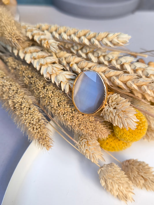 Anello regolabile in occhio di gatto