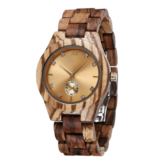 Orologio in zebrano