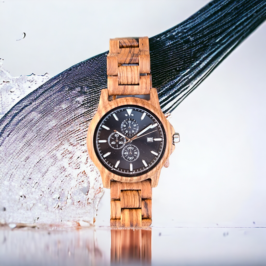 Orologio in zebrano