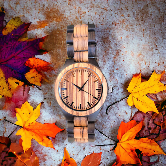 Orologio in zebrano