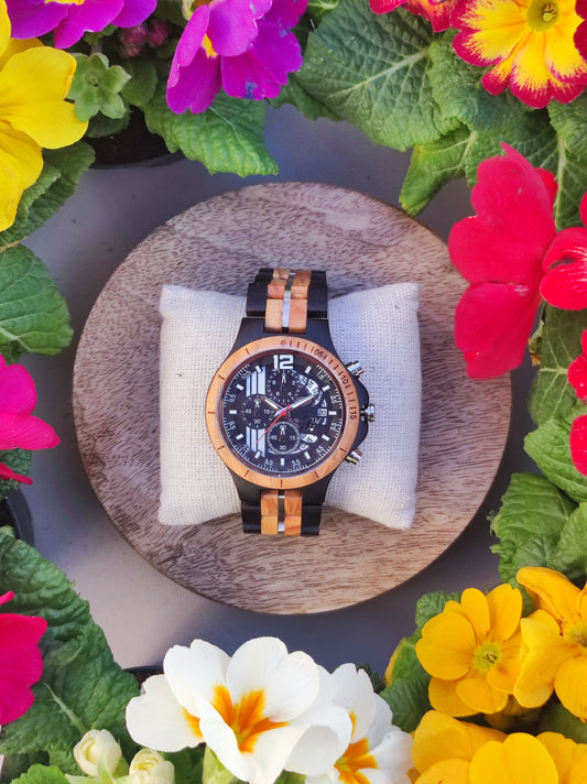Wooden clock