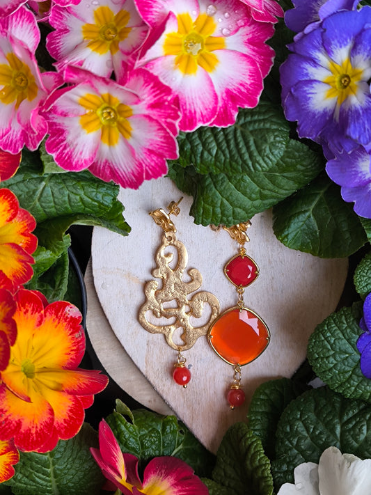 Orecchino Pendente in Pietra