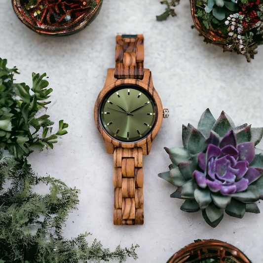 Wooden clock