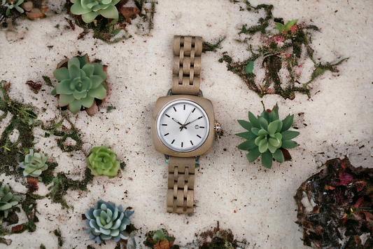 Wooden clock