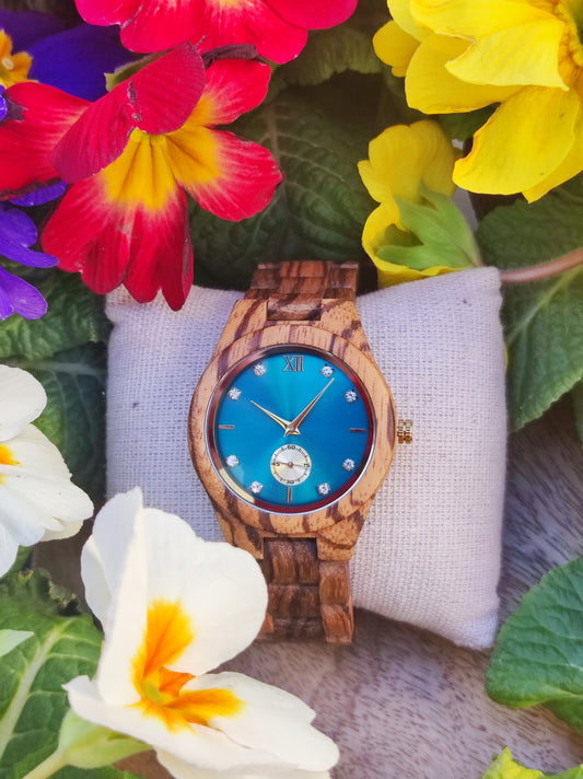 Orologio in zebrano