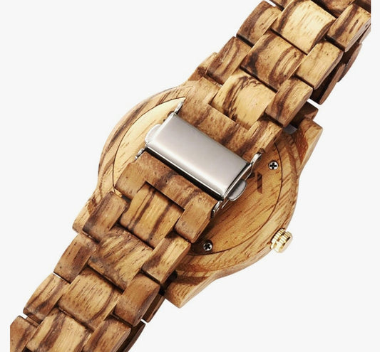 Orologio in Legno di zebrano