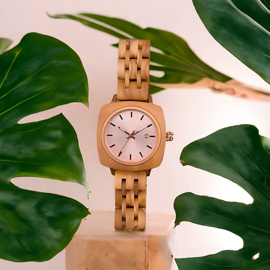Wooden clock